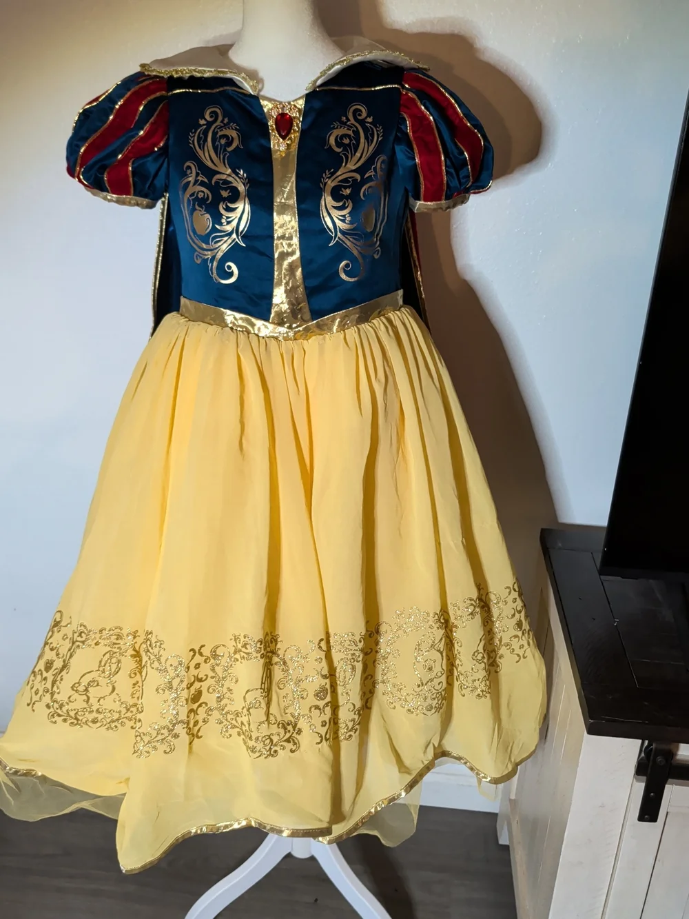 Disney Yellow, Blue & Red Princess Costume Dress
